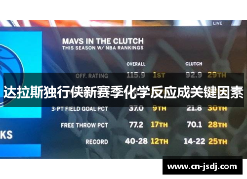 达拉斯独行侠新赛季化学反应成关键因素